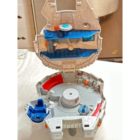 STAR WARS 2011 HASBRO GALACTIC HEROES MILLENNIUM FALCON SPACE SHIP TOY VEHICLE - Picture 5 of 10